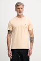 Lindbergh t-shirt męski bawełniany pomarańczowy 30.400299
