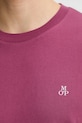 Marc O'Polo t-shirt bawełniany 5000012685 bordowy