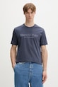 Marc O'Polo T-shirt męski bawełniany granatowy 5000012688