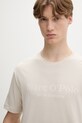 Marc O'Polo T-shirt męski bawełniany beżowy 5000012688