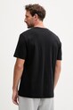 Odzież Fusalp t-shirt męski bawełniany TYLERR H2113 czarny