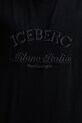 Iceberg t-shirt bawełniany F040.6325 czarny