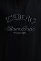 Iceberg t-shirt bawełniany F040.6325 czarny