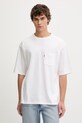 Levi's t-shirt bawełniany HALF SLV PKT bawełna beżowy 005OB.0000