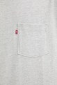 Levi's t-shirt bawełniany HALF SLV PKT 005OB.0002 szary