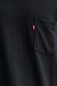 Levi's t-shirt bawełniany HALF SLV PKT 005OB.0003 czarny