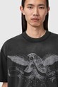 AllSaints t-shirt męski bawełniany AETERNA czarny M010PE