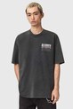 AllSaints t-shirt bawełniany GRAPHENE nadruk czarny M013PE