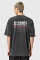 AllSaints t-shirt bawełniany GRAPHENE M013PE czarny SS26