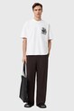 Odzież AllSaints t-shirt bawełniany PANHEAD M021PE biały
