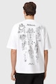 AllSaints t-shirt bawełniany TERRA nadruk biały M023PE