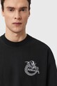 AllSaints t-shirt bawełniany TERRA czarny M023PE