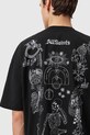 AllSaints t-shirt bawełniany TERRA M023PE czarny