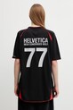 Odzież VETEMENTS t-shirt Football Jersey ME76TR199BR czarny