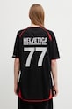 Odzież VETEMENTS t-shirt Football Jersey ME76TR199BR czarny