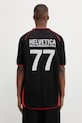 Odzież VETEMENTS t-shirt Alphabet Football Jersey ME76TR268BR czarny