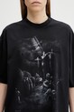 VETEMENTS t-shirt bawełniany Jesus On a Cross Distressed czarny ME76TR193BX