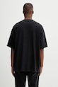 Odzież VETEMENTS t-shirt bawełniany Global MF ME76TR225B czarny