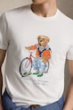 Polo Ralph Lauren t-shirt bawełniany biały 710B16612