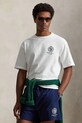 Polo Ralph Lauren t-shirt bawełniany nadruk biały 710A13265