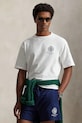 Polo Ralph Lauren t-shirt in cotone rilassato bianco 710A13265