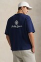 Polo Ralph Lauren t-shirt bawełniany 710A13265 granatowy SS26