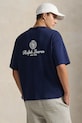 Polo Ralph Lauren t-shirt bawełniany 710A13265 granatowy SS26