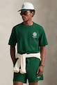 Polo Ralph Lauren t-shirt in cotone rilassato verde 710A13265
