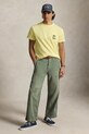 Odzież Polo Ralph Lauren t-shirt męski bawełniany 710B14586 żółty