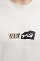 Y-3 t-shirt bawełniany VER SS TEE beżowy KQ9749