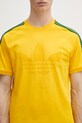 adidas Originals t-shirt bawełniany MONOGRAM 3S T żółty KD0404