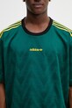 Тениска adidas Originals JACQUARD JSY зелен KE3337
