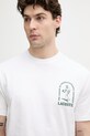 Lacoste T-shirt męski bawełniany biały TH1433