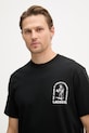 Lacoste T-shirt męski bawełniany czarny TH1433