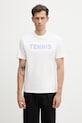 Lacoste T-shirt bawełniany męski biały TH1578