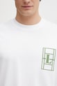 Lacoste t-shirt bawełniany biały TH1716