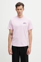 Îmbrăcăminte Lacoste tricou din bumbac bărbătesc TH2197 violet