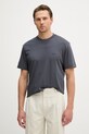 Lacoste T-shirt basic męski bawełniany szary TH5931