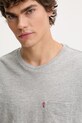 Levi's t-shirt bawełniany SS CLASSIC POCKET szary 19342.0171