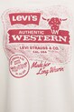Levi's t-shirt bawełniany GRAPHIC 22491.1974 beżowy