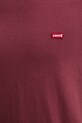 Levi's t-shirt bawełniany SS ORIGINAL HM 56605.0308 bordowy