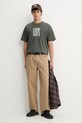 Levi's t-shirt bawełniany VINTAGE FIT GRAPHIC 87373.0395 zielony SS26