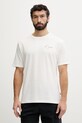 Odzież New Balance t-shirt męski bawełniany Fountain MT61J9ICSST beżowy