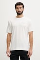 Odzież New Balance t-shirt męski bawełniany Fountain MT61J9ICSST beżowy