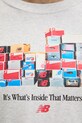 New Balance majica za muškarce od pamuka Boxes MT61H0DXAHH siva
