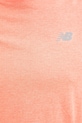 New Balance t-shirt treningowy męski pomarańczowy MT41253AAE
