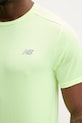 New Balance t-shirt treningowy męski MT41222AFG zielony