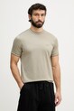 Karl Lagerfeld t-shirt męski bawełniany zielony 562200.755003