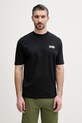 Odzież Karl Lagerfeld t-shirt męski bawełniany 562224.755145 czarny