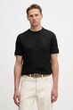 Karl Lagerfeld t-shirt bawełniany bawełna czarny 562201.755004
